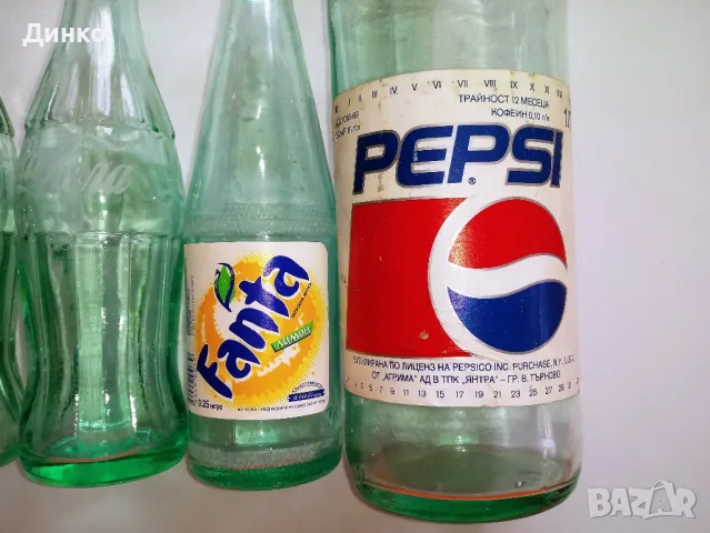 Бутилки Фанта, Кока-Кола, Пепси, снимка 4 - Антикварни и старинни предмети - 49891638