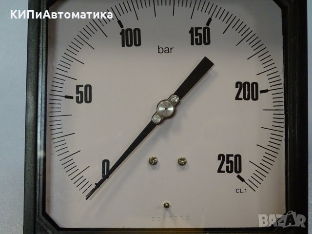 Манометър WIKA 0-250 bar, 145x145 mm, снимка 5 - Резервни части за машини - 34903184