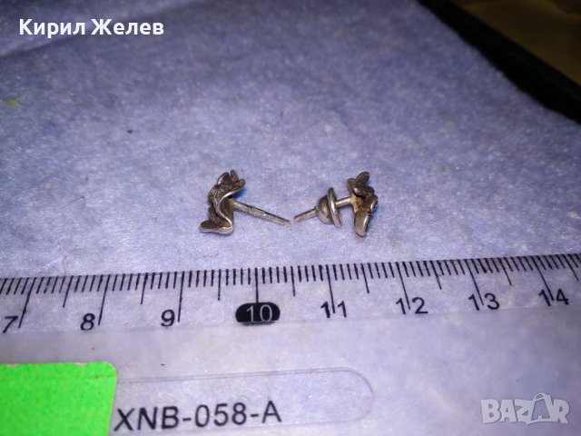 СТАРИННИ СРЕБЪРНИ ОБЕЦИ - РОЗИЧКИ СРЕБРО 925 ИЗКЛЮЧИТЕЛНО ФИНА МАЙСТОРСКА РЪЧНА АРТ ИЗРАБОТКА 25228, снимка 7 - Антикварни и старинни предмети - 39638027