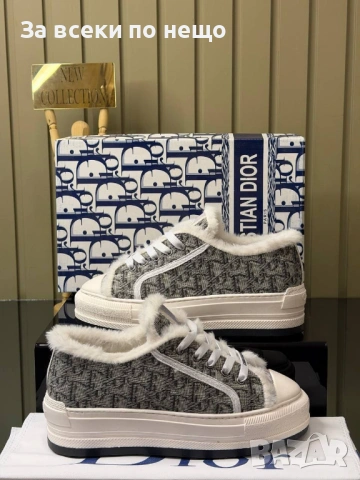 Christian Dior Дамски Меки И Топли Маратонки👟Дамски Спортни Обувки - Различни Цветове Код E1192, снимка 5 - Маратонки - 53240125