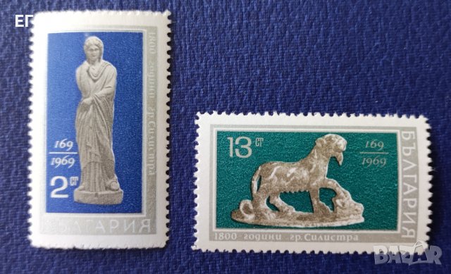 България, 1969 г. - пълна серия чисти марки, изкуство, 1*15