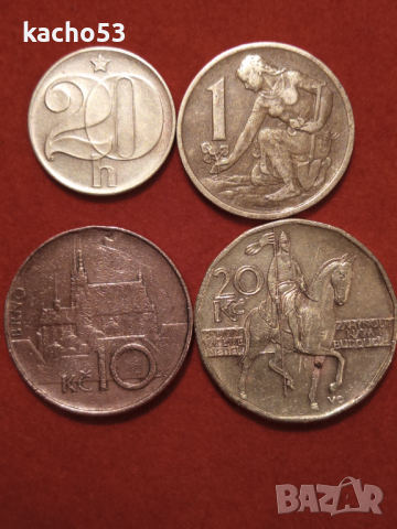 Монети Чехия., снимка 1 - Нумизматика и бонистика - 44657896