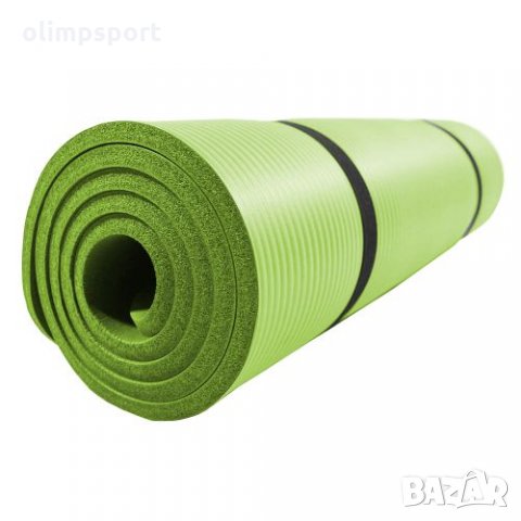  Постелка за гимнастика MAX Изработена от NBR, Зелен (30000801), снимка 3 - Йога - 31072120