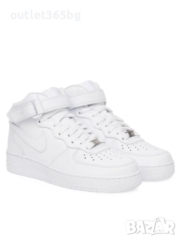Nike - Air Force 1 Mid '07 номер 37.5,38.5 Оригинал бели Код 5550, снимка 3 - Маратонки - 52095118