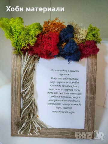 Картина скандинавски мъх за нов дом , снимка 2 - Картини - 42908816