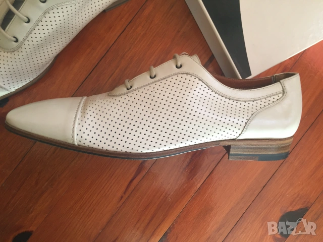 MORESCHI мъжки обувки ръчна изработка made in Italy Uk10/45, снимка 4 - Официални обувки - 53885012