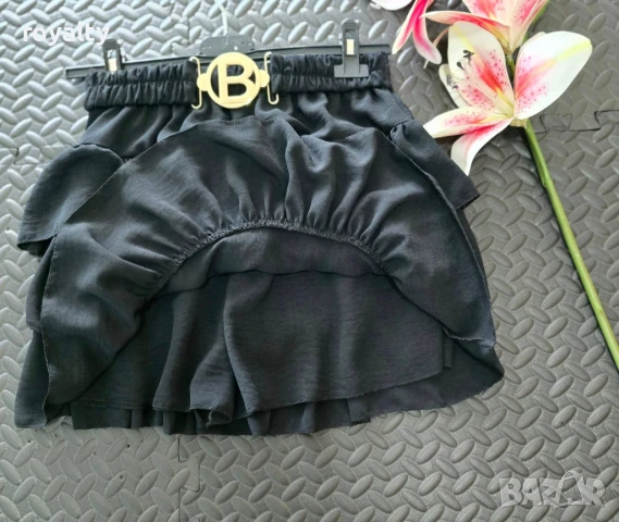 Пола с вътрешни панталонки Два цвята , снимка 3 - Поли - 51222371