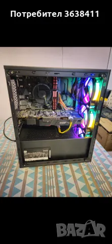 Геймърски компютър гаранция/i3 9100f 16GB,GTX 1070 8GB, 256GB SSD HDD 1TB, снимка 2 - Геймърски - 48461473