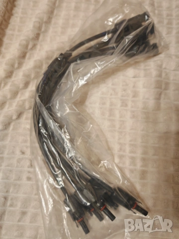 MC4 соларни разклонители 1 към 4 –нови комплект от 2 бр – плюс и минус