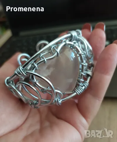 Гривни с естествени кристали, снимка 10 - Гривни - 47046344