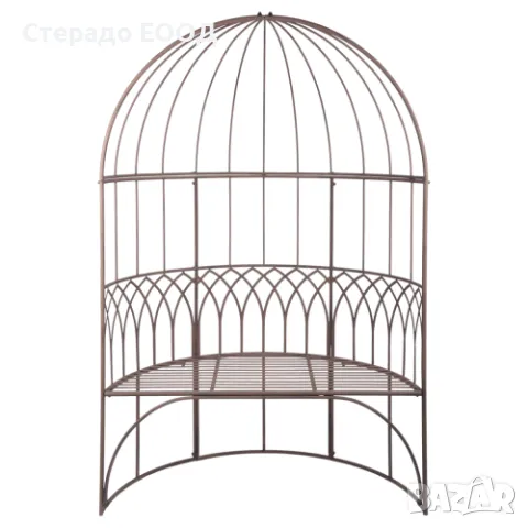 МЕТАЛНА ПОЛУБЕСЕДКА С ПЕЙКА, снимка 4 - Градински мебели, декорация  - 50361279