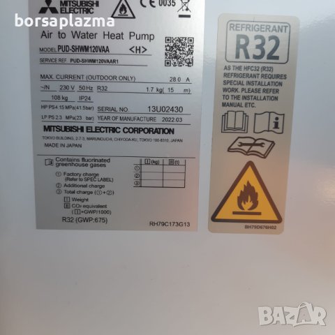 Термопомпа въздух-вода Gree VERSATI II,модел:GRS-CQ16Pd/NaE-K (220V), снимка 12 - Климатици - 40247977