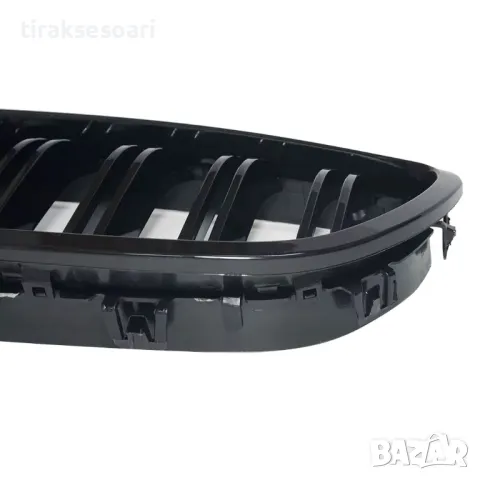 Бъбреци с двойни ребра черен лак за BMW серия 5 F10 F18 2010 до 2017, снимка 3 - Аксесоари и консумативи - 48285891