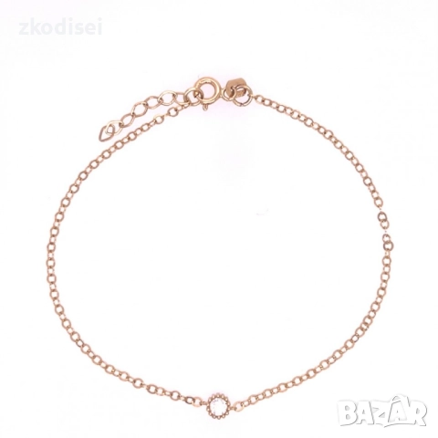 Златна дамска гривна 1,05гр. 19,0см. 14кр. проба:585 модел:33720-4