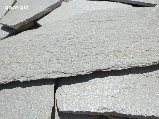 Снежнобял цвят с фин кристален блясък 🤍 – здрав, мразоустойчив и естествено нехлъзгащ се. Подходящ , снимка 2 - Строителни материали - 52827822