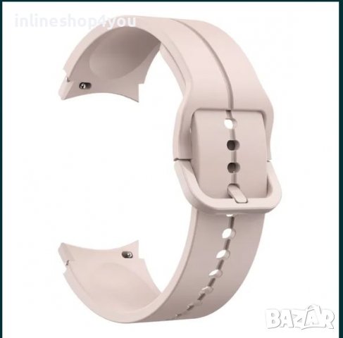 Силиконова Каишка за Samsung Watch5 Pro /Watch4 Classic / Active 2, снимка 6 - Смарт гривни - 38246189