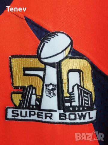 Denver Broncos Super Bowl 50 Peyton Manning NFL Jersey оригинална тениска фланелка , снимка 5 - Тениски - 38502186