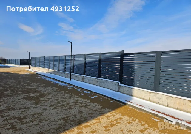 Метална ограда тип щора, снимка 11 - Огради и мрежи - 55827666