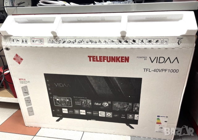 Като нов! Смарт Телевизор TELEFUNKEN 40VPF1000 LED SMART TV, VIDAA, 40.0 ", 100.0 см, снимка 14 - Телевизори - 52535826