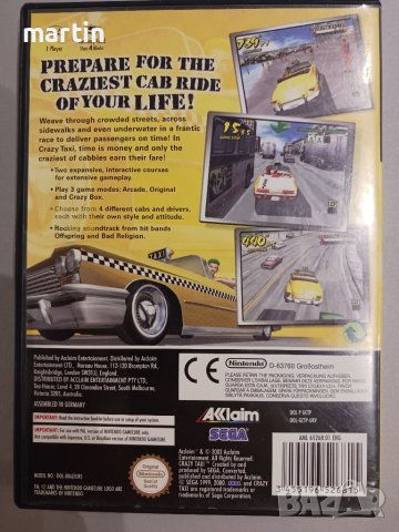 Nintendo GameCube игра Crazy Taxi, снимка 2 - Игри за Nintendo - 42203869