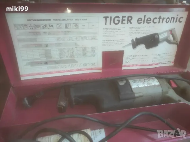 машина rothenberger rems tiger саблен трион, снимка 4 - Винтоверти - 48720620