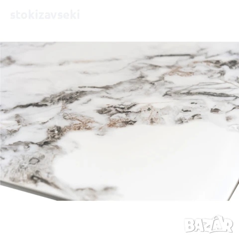 Трапезна маса с керамичен плот, снимка 4 - Маси - 51220804