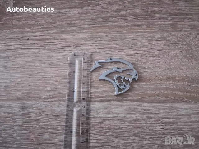 Hellcat лого сребриста емблема дясна, снимка 3 - Аксесоари и консумативи - 48102299