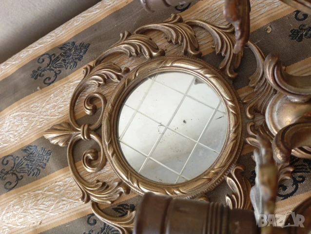 Бароков аплик за стена, снимка 3 - Лампи за стена - 51230543