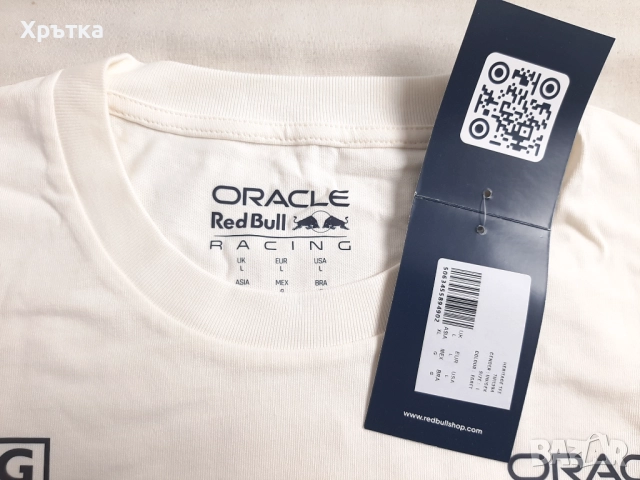 Red Bull Racing Heritage T-Shirt - Оригинална мъжка тениска размер L, снимка 8 - Тениски - 52756045