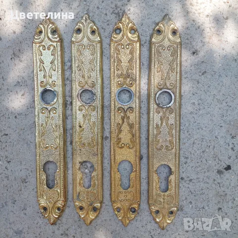барокови месингови шилдове за врата