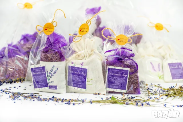 Торбички с лавандула на едро и дребно, персонализиран етикет, България и чужбина, етерични масла и в, снимка 2 - Друго търговско оборудване - 48859031