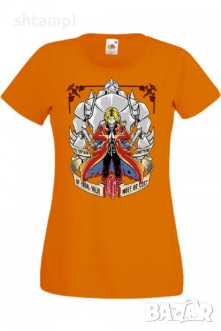 Дамска тениска Аниме Манга Fullmetal Alchemist Edward Elric,Анимация,игра,Празник,Повод., снимка 8 - Тениски - 38059393