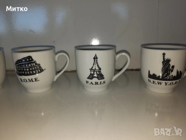 Колекционерски Порцеланови чашки за кафе, снимка 2 - Чаши - 52856779