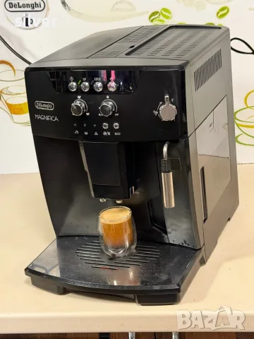 Кафемашина кафе автомат delonghi magnifica с гаранция, снимка 3 - Кафемашини - 56218855