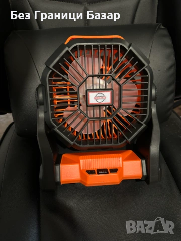 Нов Портативен вентилатор с осветление бързо зареждане и батерия, снимка 2 - Друга електроника - 54207263