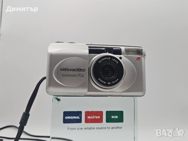 Olympus superzoom 70g камера с лента фотоапарат , снимка 5 - Камери - 52440720