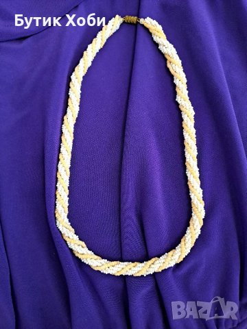 Стар чешки многоредов гердан, снимка 2 - Антикварни и старинни предмети - 38609690