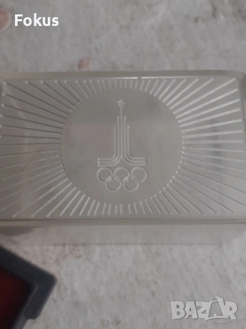 Бутонели ръкавели от олимпиадата в Москва - позлата, снимка 6 - Антикварни и старинни предмети - 53329697