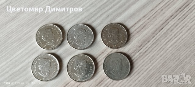 Монети 5 цента Канада, снимка 2 - Нумизматика и бонистика - 42413160