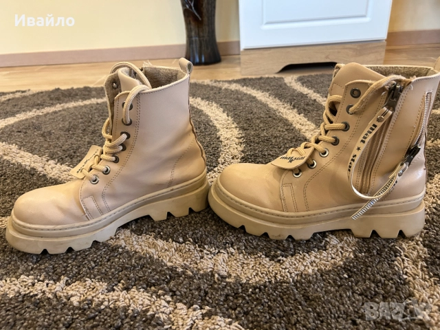 Детски момичешки зимни обувки-боти 35 номер, снимка 3 - Детски боти и ботуши - 51496379