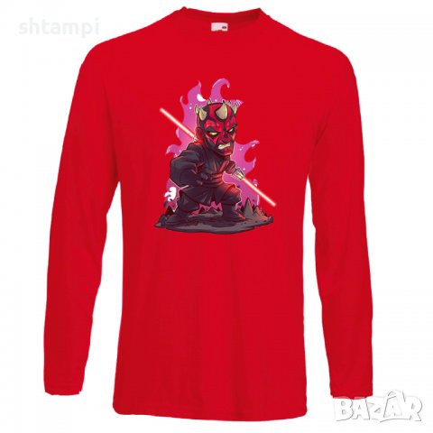 Мъжка тениска Star Wars Darth Maul Star Wars Игра,Изненада,Подарък,Геймър, , снимка 5 - Тениски - 36808691