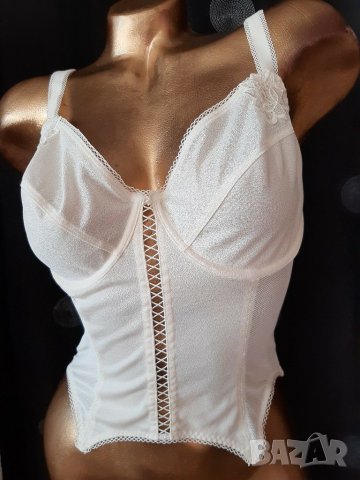  Triumph 80 D Корсет мрежа цвят шампанско, снимка 7 - Корсети, бюстиета, топове - 29223863