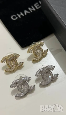 обеци от най-висок клас 
неръждаема стомана chanel , снимка 4 - Обеци - 51042271