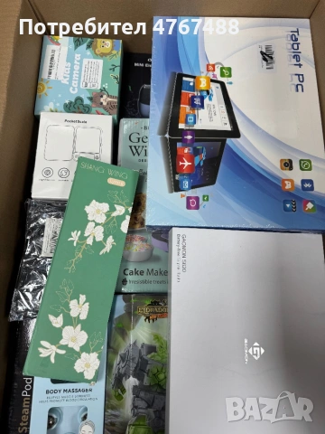 Кашон амазонска стока микс палети