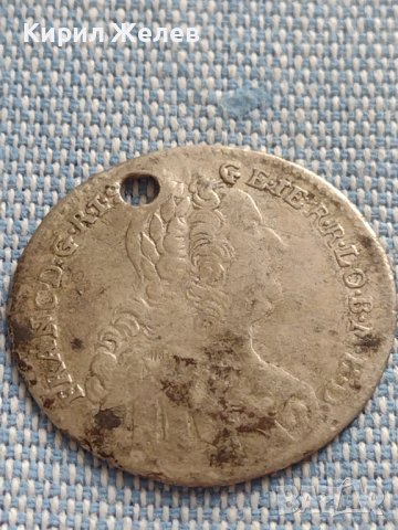 Сребърна монета 7 кройцера 1762г. Франц първи Кремниц Австрия 14911, снимка 5 - Нумизматика и бонистика - 42915298