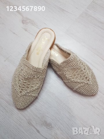 Нов модел плетени чехли 2023