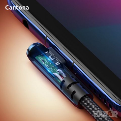 Ugreen kutni USB - USB Type C кабел 5 A Quick Charge 3.0 AFC FCP - 2 метра, снимка 5 - Кабели и адаптери - 40112243