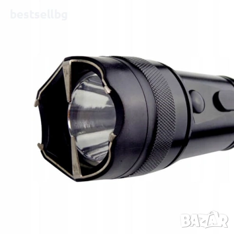 Професионален мощен електрошок кучегон LED фенер за самоотбрана охрана жени самозащита акумулаторен, снимка 4 - Оборудване и аксесоари за оръжия - 53090576