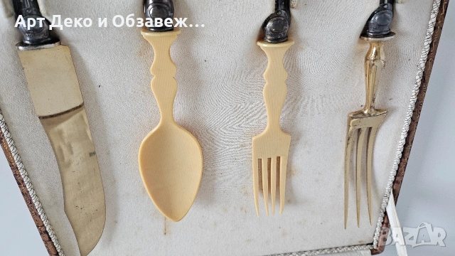 Сребърни прибори за сервиране, снимка 4 - Прибори за хранене, готвене и сервиране - 53955711