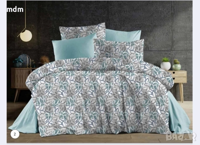 Марка VALDİVİA луксозен двоен ранфорс спален комплект 100% памук- 49 лв, снимка 8 - Спално бельо - 44016481
